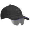 Fendi - FS Fendi Eyecap - Fashion Show Baseball Cap with Sunglasses - Black - Sunglasses - Fendi Eyewear - Avvenice
