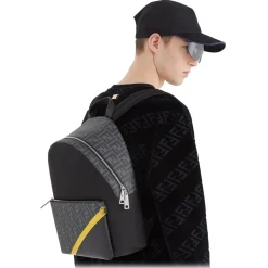 Fendi - FS Fendi Eyecap - Fashion Show Baseball Cap with Sunglasses - Black - Sunglasses - Fendi Eyewear - Avvenice