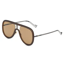 Fendi - Futuristic Fendi - Mask Sunglasses - Black - Sunglasses - Fendi Eyewear - Avvenice