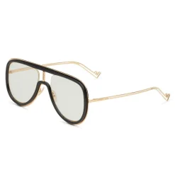 Fendi - Futuristic Fendi - Mask Sunglasses - Gold Black - Sunglasses - Fendi Eyewear - Avvenice