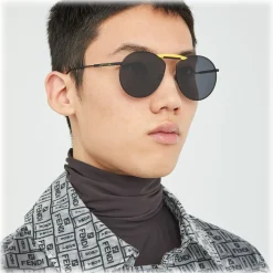 Fendi - Gentle Monster - Round Sunglasses - Black - Sunglasses - Fendi Eyewear - Avvenice