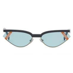 Fendi - Gentle Monster No. 01 - Cat Eye Sunglasses - Grey Light Blue - Sunglasses - Fendi Eyewear - Avvenice