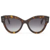 Fendi - Peeakaboo - Havana Brown Cat Eye Sunglasses - Sunglasses - Fendi Eyewear - Avvenice