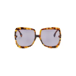 Fendi - Promeneye - Oversize Square Sunglasses - Light Havana - Sunglasses - Fendi Eyewear - Avvenice