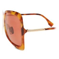 Fendi - Promeneye - Oversize Square Sunglasses - Havana Pink - Sunglasses - Fendi Eyewear - Avvenice