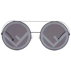 Fendi - Run Away - Black Oversize Sunglasses - Fashion Week 17 - Sunglasses - Fendi Eyewear - Avvenice