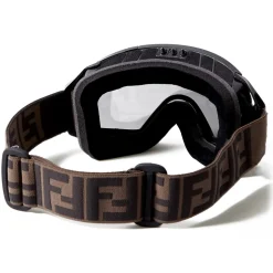 Fendi - Studded Ski Goggles - Black - Sunglasses - Ski Mask - Fendi Eyewear - Avvenice