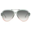 Fendi - Tropical Shine - Green & Pink Aviator Sunglasses - Sunglasses - Fendi Eyewear - Avvenice