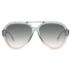Fendi - Tropical Shine - Green & Pink Aviator Sunglasses - Sunglasses - Fendi Eyewear - Avvenice