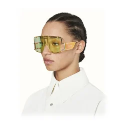 Fenty - Blockt Mask - Chardonnay - Sunglasses - Rihanna Official - Fenty Eyewear - Avvenice