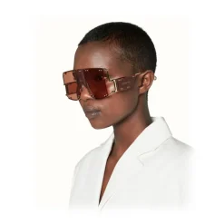 Fenty - Blockt Mask - Terra Cotta - Sunglasses - Rihanna Official - Fenty Eyewear - Avvenice