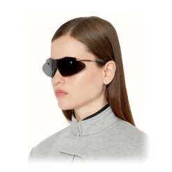 Fenty - Centerfold Mask - Black Smoke - Sunglasses - Rihanna Official - Fenty Eyewear - Avvenice