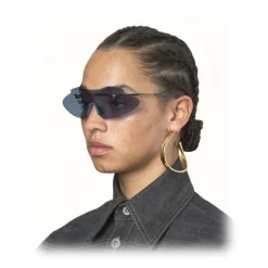 Fenty - Centerfold Mask - Denim Blue - Sunglasses - Rihanna Official - Fenty Eyewear - Avvenice