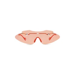 Fenty - Centerfold Mask - Flamingo Pink - Sunglasses - Rihanna Official - Fenty Eyewear - Avvenice