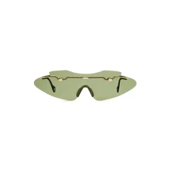 Fenty - Centerfold Mask - Pickle Green - Sunglasses - Rihanna Official - Fenty Eyewear - Avvenice