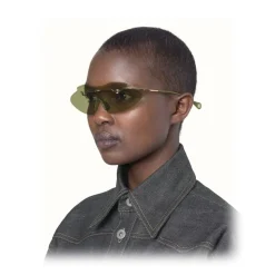 Fenty - Centerfold Mask - Pickle Green - Sunglasses - Rihanna Official - Fenty Eyewear - Avvenice