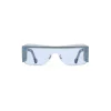 Fenty - Guarded Denim Mask - Baby Blue - Sunglasses - Rihanna Official - Fenty Eyewear - Avvenice