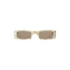 Fenty - Trouble Sunglasses - White Marble - Sunglasses - Rihanna Official - Fenty Eyewear - Avvenice