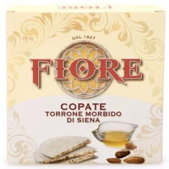 Fiore - Panforte of Siena since 1827 - Copate - Soft Nougat from Siena - Box - 100 g - Avvenice
