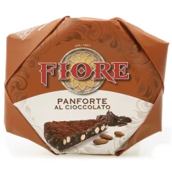 Fiore - Panforte of Siena since 1827 - Panforte of Siena with Chocolate - Panforte - Hand Wrapped - 100 g - Avvenice