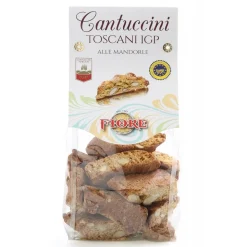 Fiore - Panforte of Siena since 1827 - Cantuccini Toscani I.G.P. with Almonds - Pastry - Cavallotto Box - 200 g - Avvenice