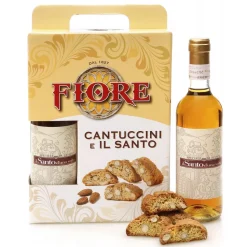 Fiore - Panforte of Siena since 1827 - Traditional Tuscany Cantuccini with Il Santo - Pastry - Gift Box - Avvenice