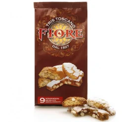 Fiore - Panforte of Siena since 1827 - Tris Toscano ( Panforte, Ricciarelli, Cantuccini ) - Single Use Box - 155 g - Avvenice