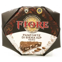 Fiore - Panforte of Siena since 1827 - Panforte of Siena I.G.P. Black - Panforte - Hand Wrapped - 100 g - Avvenice