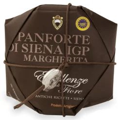 Fiore - Panforte of Siena since 1827 - Panforte of Siena I.G.P. Margherita - Excellences of Fiore - Hand Wrapped - 100 g - Avvenice
