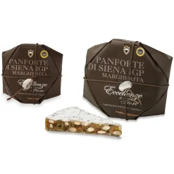 Fiore - Panforte of Siena since 1827 - Panforte of Siena I.G.P. Margherita - Excellences of Fiore - Hand Wrapped - 100 g - Avvenice
