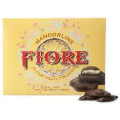 Fiore - Panforte of Siena since 1827 - Mandorline of Spring of Siena with Dark Chocolate - Pastry - Box - 145 g - Avvenice