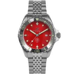 Franchi Menotti - FM02 Collection - Red - Watch - Handmade in Italy - High Quality Luxury - Avvenice