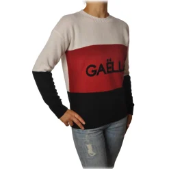 Gaëlle Paris - Long Sleeve Crewneck Pullover - Black - Sweater - Made in Italy - Luxury Exclusive Collection - Avvenice