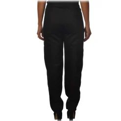 Gaëlle Paris - Sweatpants Straight Leg - Black - Trousers - Made in Italy - Luxury Exclusive Collection - Avvenice