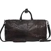 Garage par Reveil - Keepal Bag - Python Bag - Black - Handmade in Italy - Luxury High Quality Accessory - Avvenice
