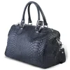 Garage par Reveil - Speedy Bag - Python Bag - Black - Handmade in Italy - Luxury High Quality Accessory - Avvenice