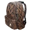 Garage par Reveil - Zoe Backpack - Python Backpack - Brown Black - Handmade in Italy - Luxury High Quality Accessory - Avvenice