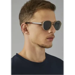 Giorgio Armani - Bi Color - Sunglasses with Bi Color Frame - Beige - Sunglasses - Giorgio Armani Eyewear - Avvenice