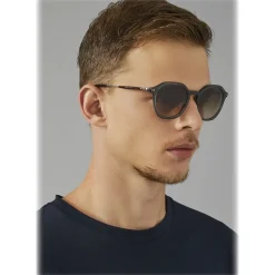 Giorgio Armani - Bi Material - Sunglasses with Fantasy Terminals - Brown - Sunglasses - Giorgio Armani Eyewear - Avvenice