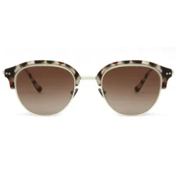 Giorgio Armani - Cat Walk Sunglasses with Contrasting Superior Eyelashes - Light Brown - Giorgio Armani Eyewear - Avvenice