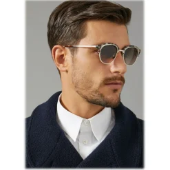 Giorgio Armani - Cat Walk Sunglasses with Contrasting Superior Eyelashes - Light Brown - Giorgio Armani Eyewear - Avvenice