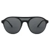 Giorgio Armani - Cat Walk Sunglasses with Mask Frame - Anthracite - Giorgio Armani Eyewear - Avvenice