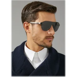 Giorgio Armani - Cat Walk Sunglasses with Mask Frame - Anthracite - Giorgio Armani Eyewear - Avvenice