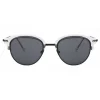 Giorgio Armani - Cat Walk Sunglasses with Contrasting Superior Eyelashes - Grey - Giorgio Armani Eyewear - Avvenice
