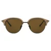 Giorgio Armani - Cat Walk Sunglasses with Contrasting Superior Eyelashes - Brown - Giorgio Armani Eyewear - Avvenice