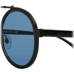 Giorgio Armani - Catwalk - Catwalk Sunglasses with Round Lenses - Black - Sunglasses - Giorgio Armani Eyewear - Avvenice