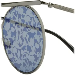 Giorgio Armani - Catwalk - Catwalk Sunglasses with Floral Lenses - Grey - Sunglasses - Giorgio Armani Eyewear - Avvenice