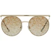 Giorgio Armani - Catwalk - Catwalk Sunglasses with Floral Lenses - Gold Yellow - Sunglasses - Giorgio Armani Eyewear - Avvenice