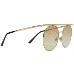 Giorgio Armani - Catwalk - Catwalk Sunglasses with Floral Lenses - Gold Yellow - Sunglasses - Giorgio Armani Eyewear - Avvenice