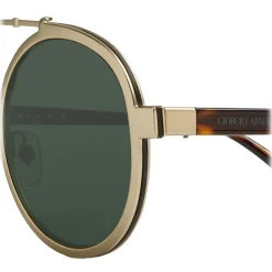 Giorgio Armani - Catwalk - Catwalk Sunglasses with Round Lenses - Gold - Sunglasses - Giorgio Armani Eyewear - Avvenice